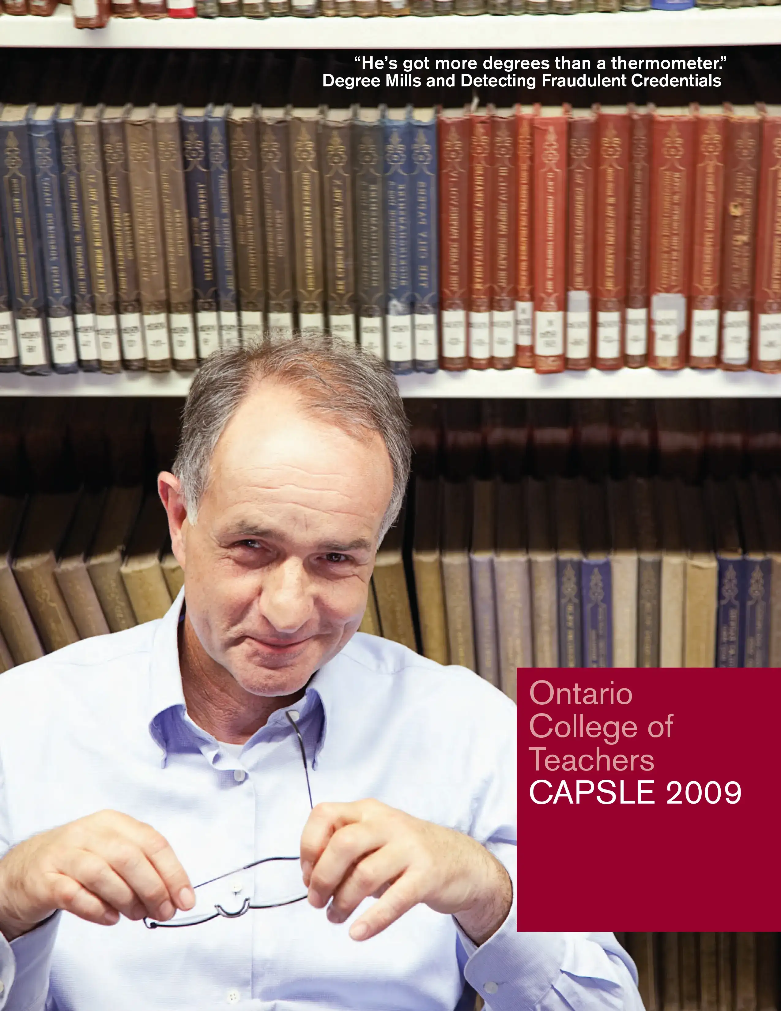 CAPSLE 2009 Degree Mills and Detecting Fraudulent Credentials cover